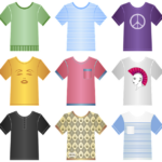 Various color t-shirt